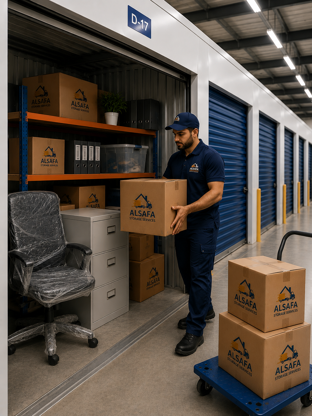 Storage facility by Al Safa Furniture Movers